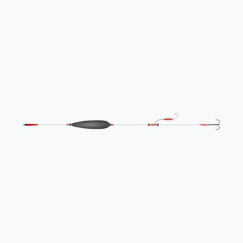 Mikado Catfish Set III Big Bait Ready Rig grau-rot HIC095