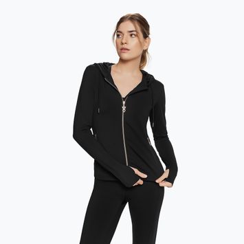 Damen-Workout-Sweatshirt Cardio Bunny Windy schwarz
