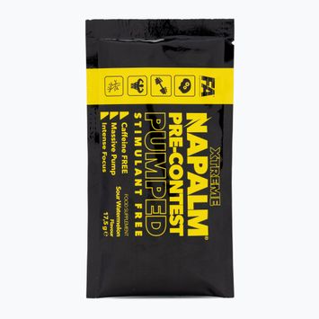 Fitness Authority Pre-Workout Napalm Pre-Contest Pumped Stimulant Free 350 g saure Wassermelone