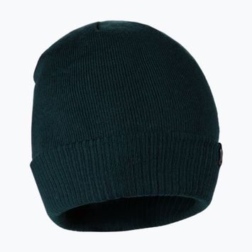 Wintermütze für Männer Pitbull West Coast Beanie Small Logo dark green