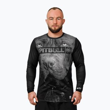 Trainings Longsleeve Herren Pitbull Mesh Performance Pro Plus Born in 1989 black