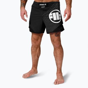 Pitbull Grappling 2 Pro Hilltop schwarz Herren Grappling Shorts