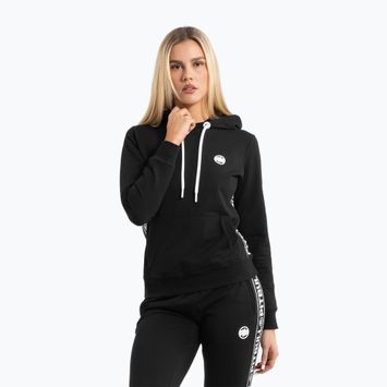 Damen Hoodie Sweatshirt Pitbull West Coast La Canada Hooded black