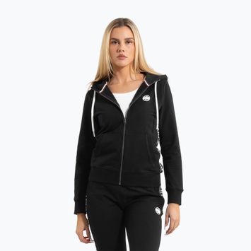 Damen Hoodie Sweatshirt Pitbull West Coast La Deta Hooded Zip black