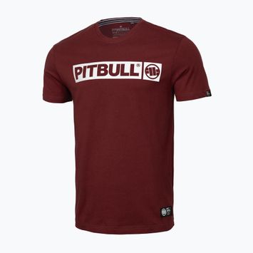 Pitbull West Coast Herren Hilltop T-Shirt weinrot