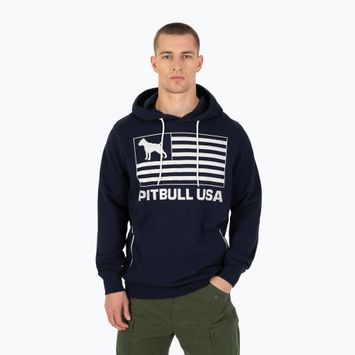Herren Pitbull West Coast Usa Sweatshirt mit Kapuze dunkel marineblau