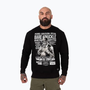 Pitbull West Coast Herren Bare Knuckle Crewneck Sweatshirt schwarz