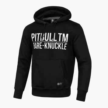 Herren Pitbull West Coast Bare Knuckle Sweatshirt mit Kapuze schwarz