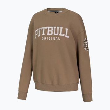 Damen Sweatshirt Pullover Pitbull Tyrian Crewneck coyote brown