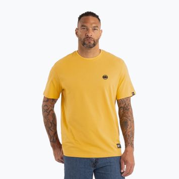 Shirt Herren Pitbull Small Logo pale yellow