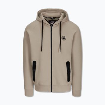 Hoodie Sweatshirt Herren Pitbull Dogwood Hooded Zip Sweatshirt dark sand