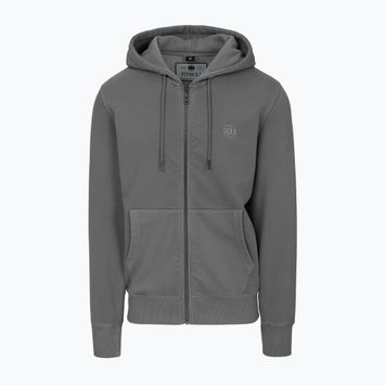 Hoodie Sweatshirt Herren Pitbull Lancaster 2 Hooded Zip Sweatshirt washed grey