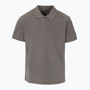 Herren Pitbull Washed Polo Shirt dunkelbraun