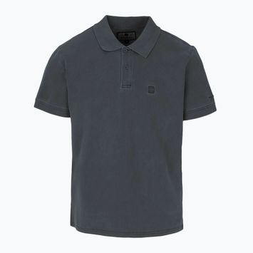 Herren Pitbull Washed Polo Shirt dunkel graphit