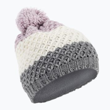 Wintermütze für Kinder 4F lila und weiß HJZ22-JCAD007