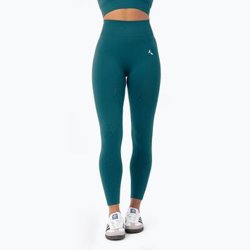 Damen Trainingsleggings Carpatree Blaze Seamless tief ozeanblau