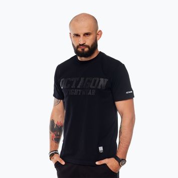 Herren T-Shirt Octagon FW Straight schwarz