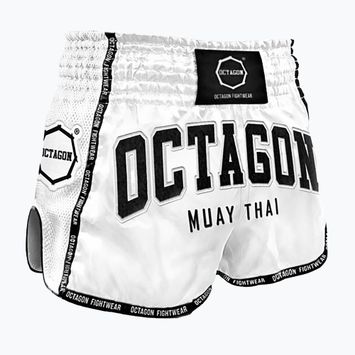 Herren Octagon Muay Thai Trainingsshorts weiß