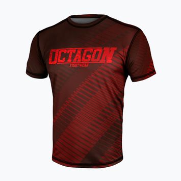 Herren Octagon Sport Blocks T-Shirt rot