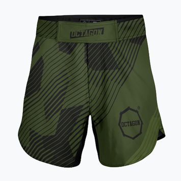 Octagon Broken Line MMA Herren Trainingsshorts oliv