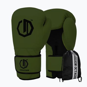 Boxhandschuhe Octagon Legion Enforcer + dark green bag