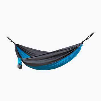 Alpinus Sommer Wandern Hängematte blau / grau