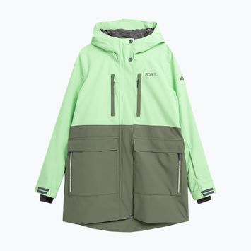 Damen Snowboardjacke 4F F331 hellgrün neon