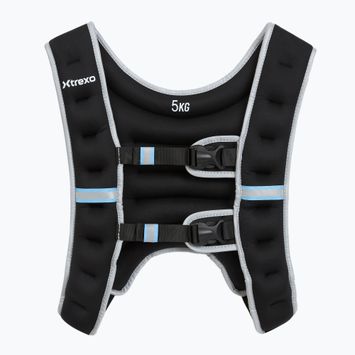 XTREXO gewichtete Trainingsweste schwarz WV-05