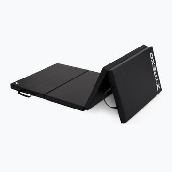 Gymnastikmatte XTREXO faltbar groß Schwarz