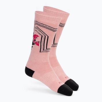 Kinder-Skistrümpfe KADVA Skio Jrg rosa