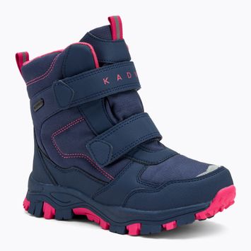 KADVA Kinder Schneestiefel Snowey Mid WP navy blau/fuchsia