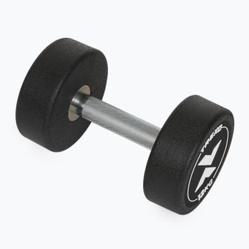 Gummierte Gusseisenhantel XTREXO Pro 12 kg black