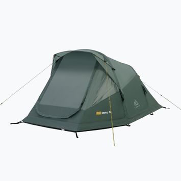 Aufblasbares 3-Personen Campingzelt KADVA AIRcamp 3 grün