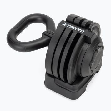 XTREXO TXO-B4W004 12kg verstellbare Kettlebell schwarz