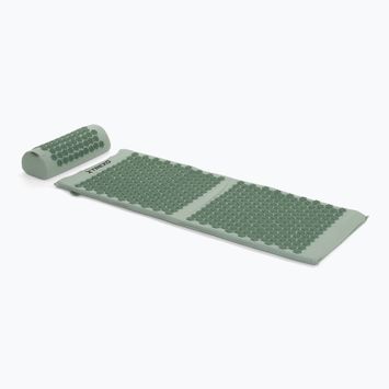 Akupressurmatte TREXO mit großem Kopfkissen TXO-B4Z005-GN Grün