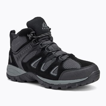 Herren-Trekkingstiefel KADVA Traver Mid WaterProof schwarz