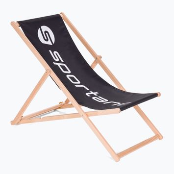 Sportano verstellbare Gartenliege LSR01310 schwarz SSB001