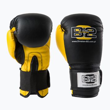 Division B-2 Boxhandschuhe schwarz und gelb DIV-TG01
