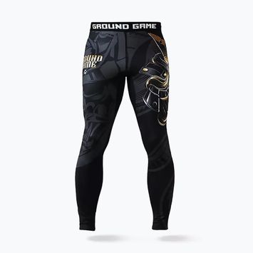 Ground Game Oni Samurai Herren MMA Leggings schwarz 22LEGGSAM3