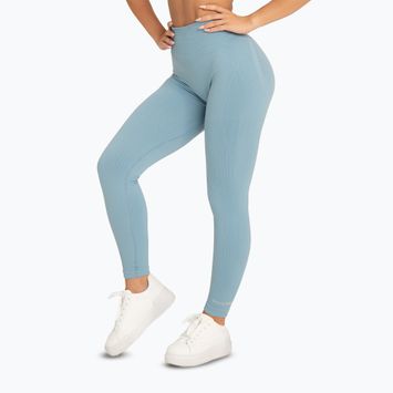 Damen-Leggings Gym Glamour Push Up 2.0 blau lagoon