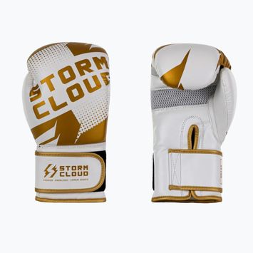 Boxhandschuhe StormCloud Bolt 3.0 white/gold