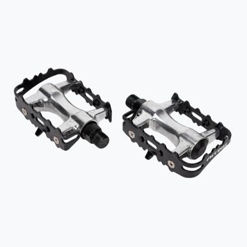 ACCENT Basic Fahrradpedale silber/schwarz