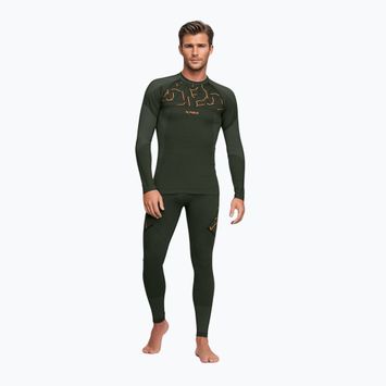 Herren Thermo-Unterwäsche-Set Alpinus Tactical Gausdal Set green/orange
