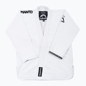 Gi für brasilianisches Jiu-Jitsu MANTO Heaven BJJ Weiß