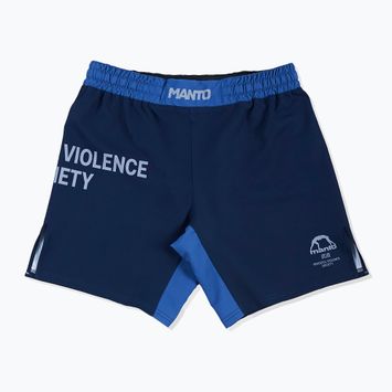 MANTO Society Trainingsshorts navy blau