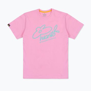 MANTO Herren-T-Shirt Bloom rosa