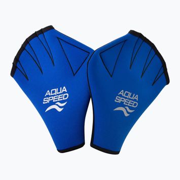 AQUA-SPEED Schwimmhandschuhe blau