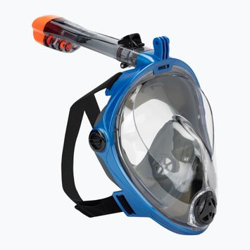 AQUA-SPEED Spectra 2.0 Vollgesichtsmaske zum Schnorcheln schwarz/blau