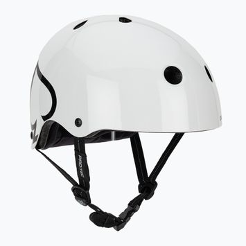 Pro-Tec Low Pro Helm glänzend weiß