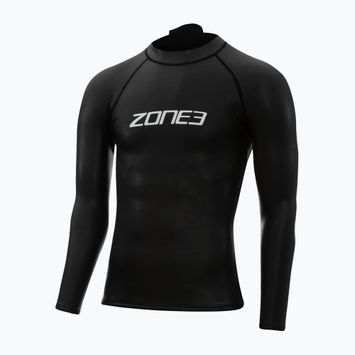 Neopren Isolierung ZONE3 Long Sleeve Under Wetsuit Baselayer black/white